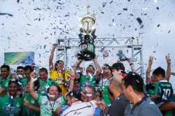 Renascença comemora o título de tricampeão